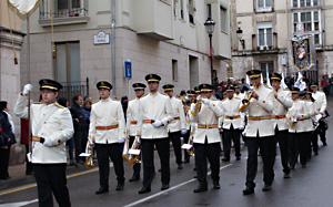 Imagen de la Agrupación Musical durante un desfile